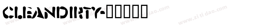 CleanDirty字体转换