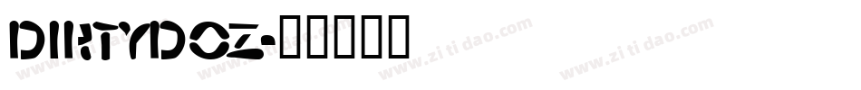 DIRTYDOZ字体转换