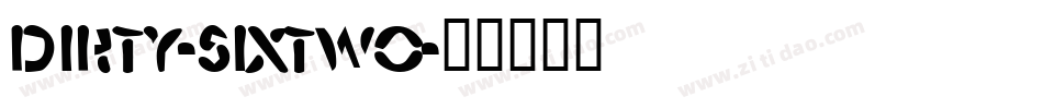 Dirty-SixTwo字体转换