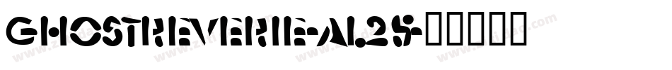Ghostreverie-aL25字体转换