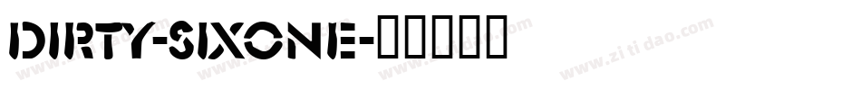 Dirty-SixOne字体转换
