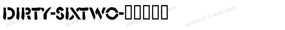 Dirty-SixTwo字体转换