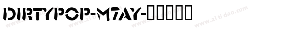 Dirtypop-M7aY字体转换
