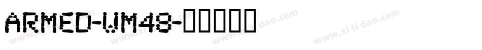 Armed-wM48字体转换