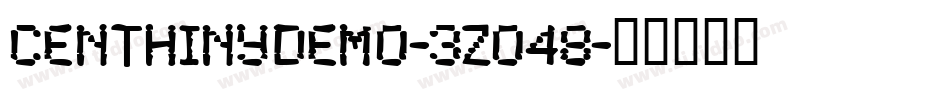 Centhinydemo-3zO48字体转换