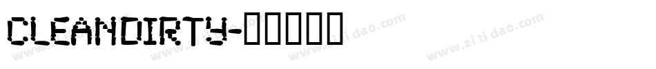 CleanDirty字体转换
