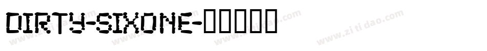 Dirty-SixOne字体转换