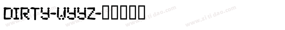 Dirty-wyYZ字体转换