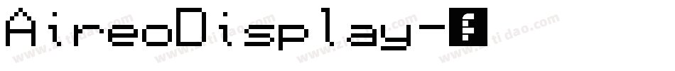 AireoDisplay字体转换
