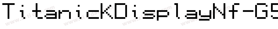 TitanickDisplayNf-G5wm字体转换