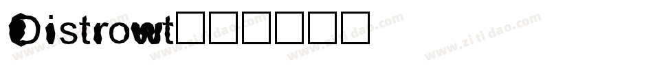 Distrowt字体转换