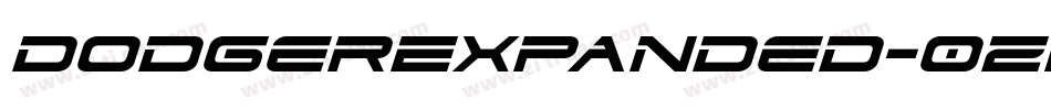 DodgerExpanded-0ZAP字体转换