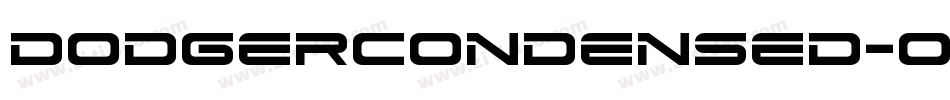 DodgerCondensed-oLa4字体转换