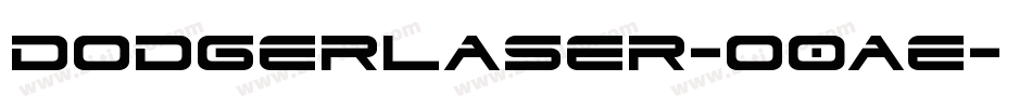 DodgerLaser-O0ae字体转换