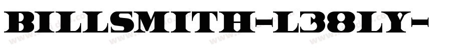 BillSmith-L38Ly字体转换