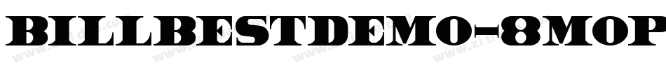 BillbestDemo-8MOpg字体转换