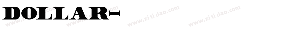 Dollar字体转换