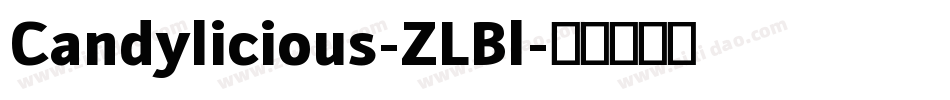 Candylicious-ZLBl字体转换