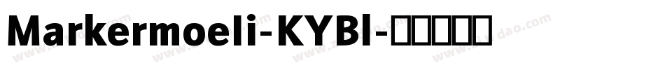 MarkermoeIi-KYBl字体转换