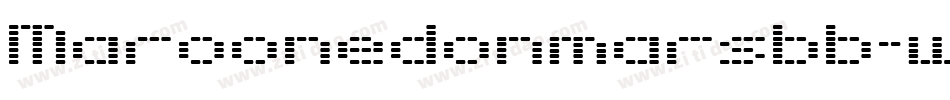 Maroonedonmarsbb-wl28字体转换