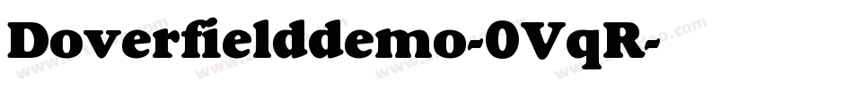 Doverfielddemo-0VqR字体转换