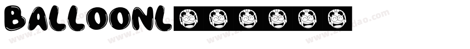 BALLOONL字体转换