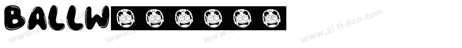 BALLW字体转换