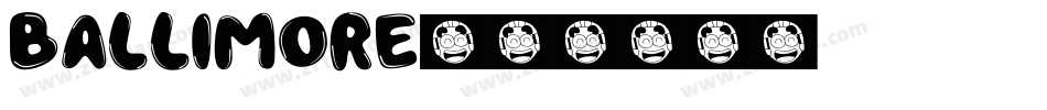 Ballimore字体转换