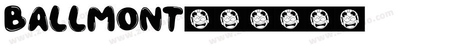 Ballmont字体转换