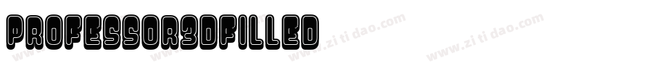 Professor3DFilled字体转换