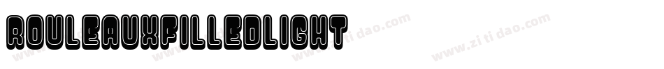 RouleauxFilledLight字体转换