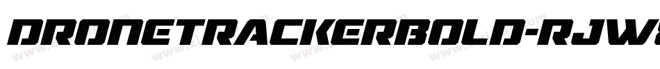 DroneTrackerBold-rjW8字体转换