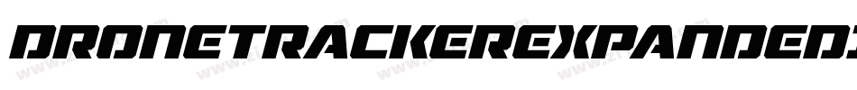 DroneTrackerExpandedItalic-BxO3字体转换