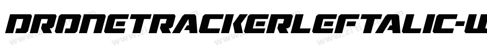 DroneTrackerLeftalic-w6W8字体转换