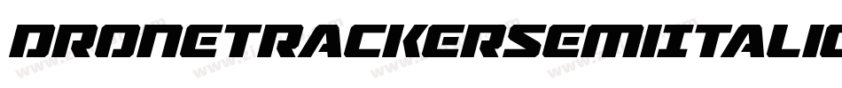 DroneTrackerSemiItalic-LlGD字体转换