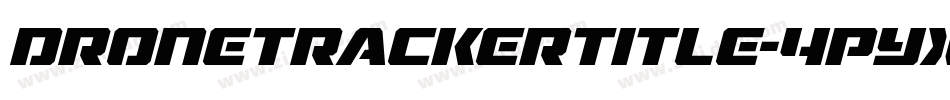 DroneTrackerTitle-4PYx字体转换
