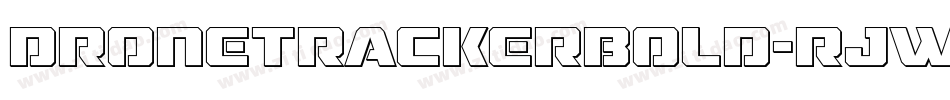 DroneTrackerBold-rjW8字体转换