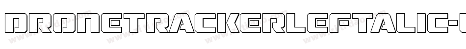 DroneTrackerLeftalic-w6W8字体转换