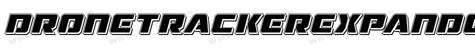 DroneTrackerExpandedItalic-BxO3字体转换