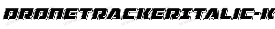 DroneTrackerItalic-KzpA字体转换