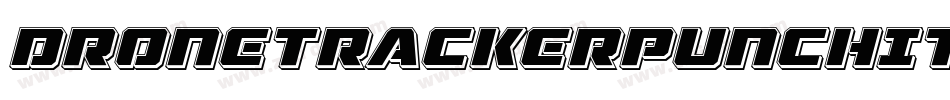 DroneTrackerPunchItalic-PBlx字体转换