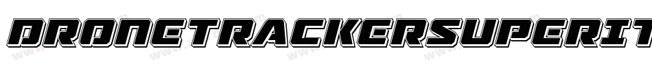 DroneTrackerSuperItalic-XwMj字体转换