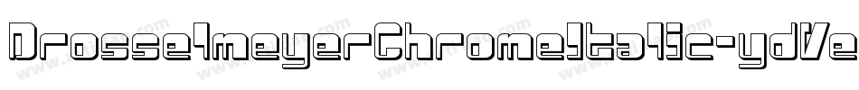 DrosselmeyerChromeItalic-ydVe字体转换