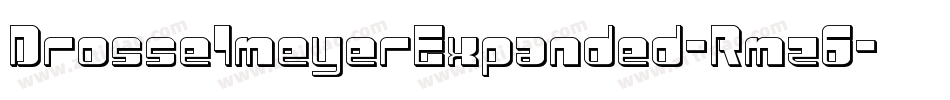 DrosselmeyerExpanded-Rmz6字体转换