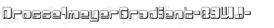 DrosselmeyerGradient-89WJ字体转换