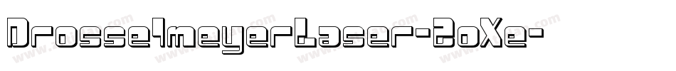 DrosselmeyerLaser-2oXe字体转换