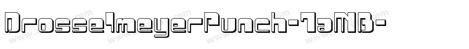 DrosselmeyerPunch-7aMB字体转换