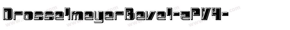 DrosselmeyerBevel-zPV4字体转换