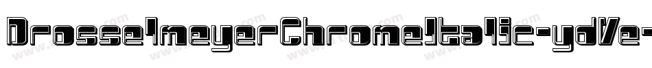 DrosselmeyerChromeItalic-ydVe字体转换