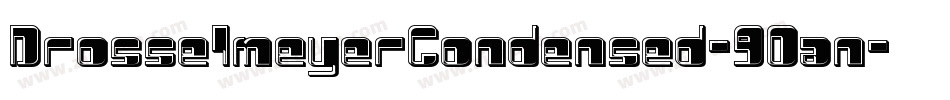 DrosselmeyerCondensed-9Oan字体转换